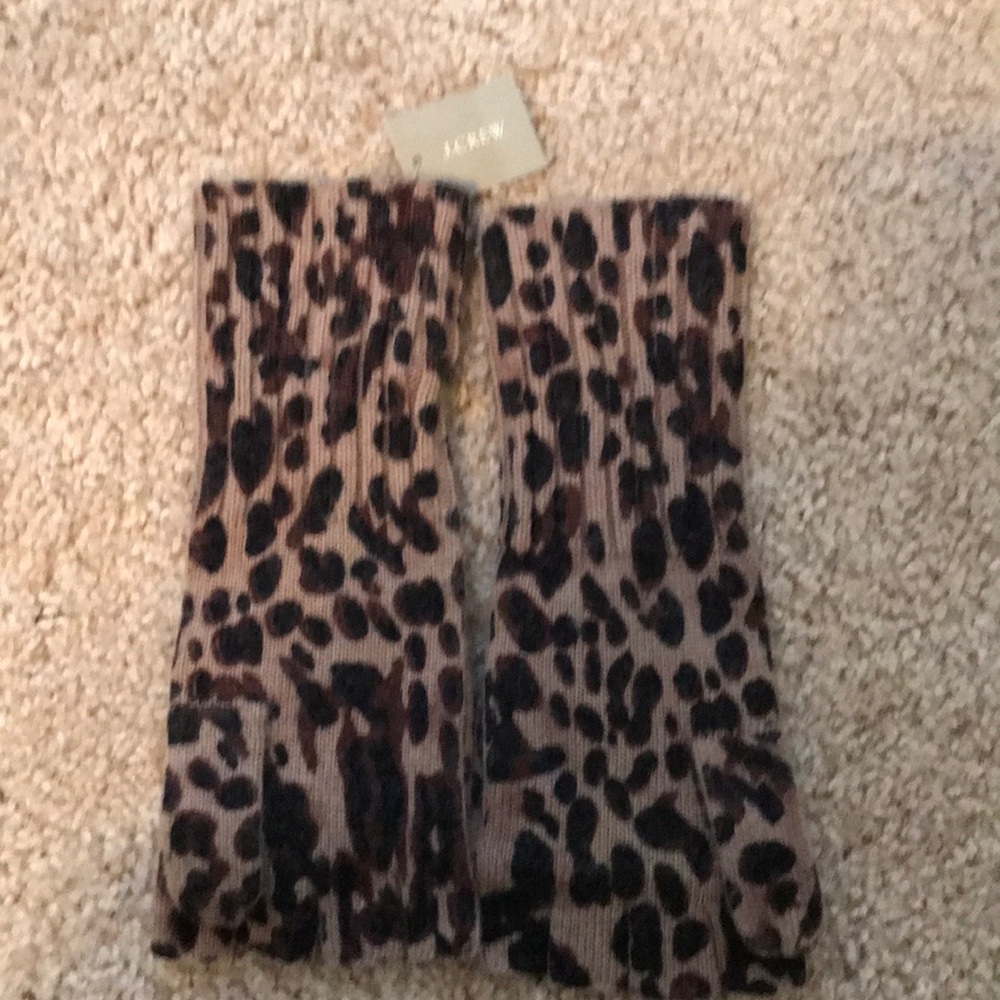 J crew fingerless gloves